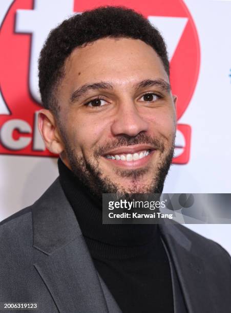 Jay Kontzle attends the TV Choice Awards 2024 at the Hilton Park Lane on February 12, 2024 in London, England.