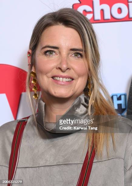 Emma Atkins attends the TV Choice Awards 2024 at the Hilton Park Lane on February 12, 2024 in London, England.