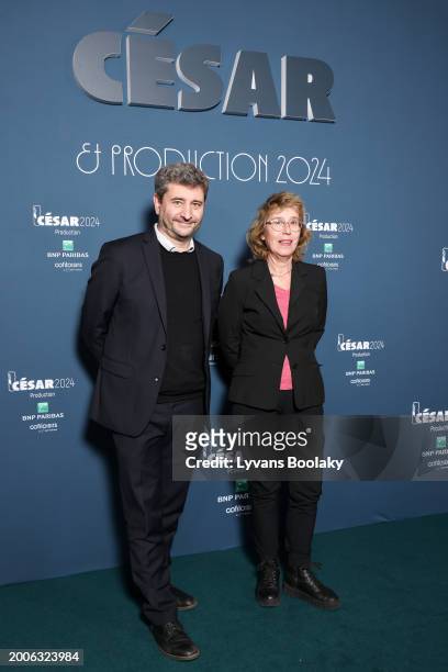 Guest and Florence Borelly attend the Producer's Dinner - Cesar Film Awards 2024 At l'Hotel Intercontinental on February 12, 2024 in Paris, France.