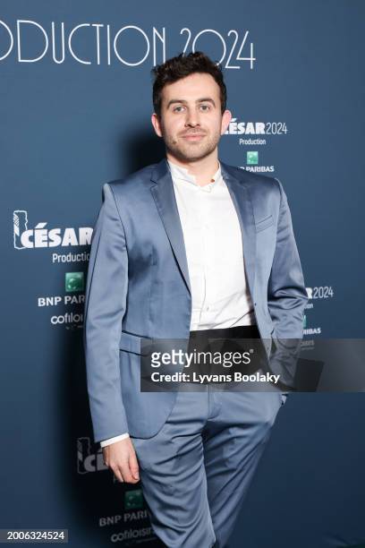 Quentin Delcourt attends the Producer's Dinner - Cesar Film Awards 2024 At l'Hotel Intercontinental on February 12, 2024 in Paris, France.