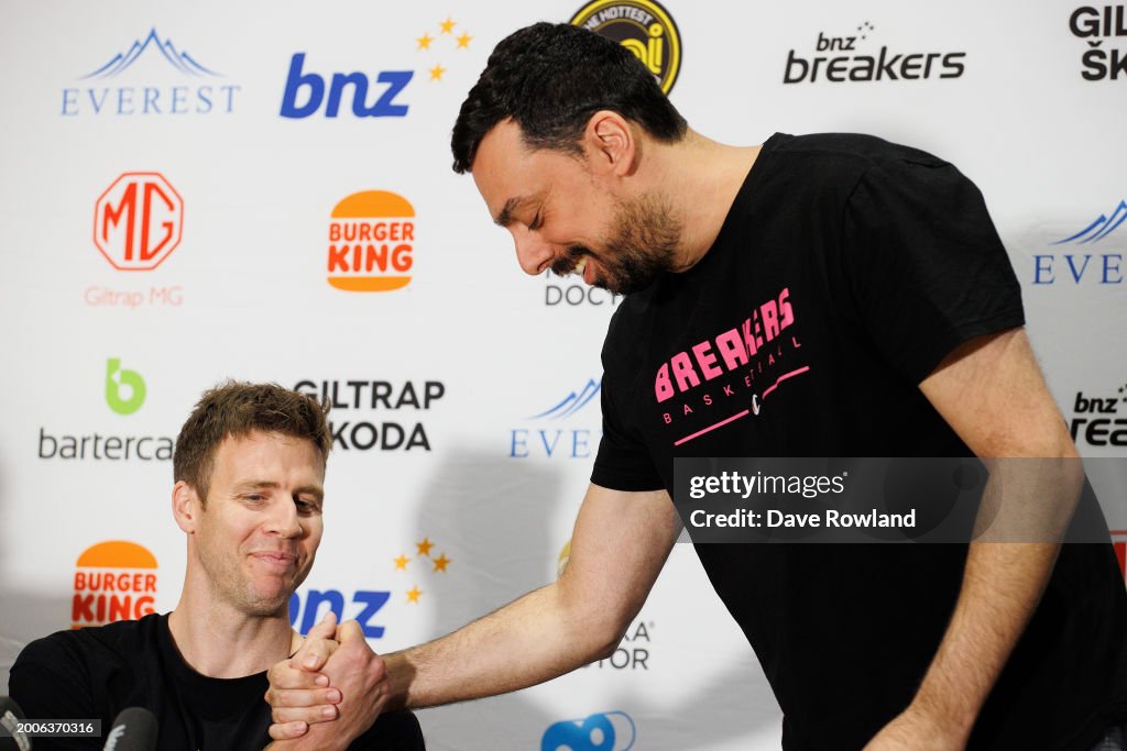 New Zealand Breakers Tom Abercrombie Press Conference