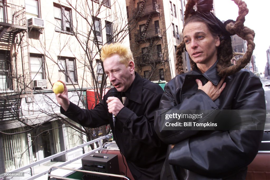 Singer Rotten Bill Tompkins / Getty Images ) Punk rock singer John Lydon aka Johnny ...