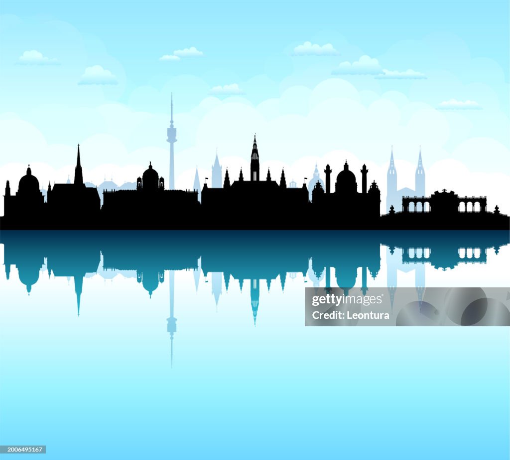 Vienna Skyline (All Buildings Are Complete and Moveable)
