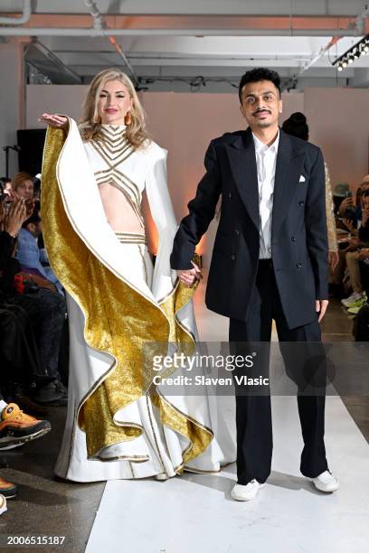 Raj Patel attends Model Icon NYFW S1 on February 12, 2024 in New York City.