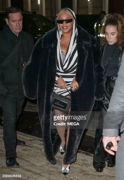 Beyonce is seen at Kelly Rowland's movie premiere on February 15, 2024 in ny, New York.