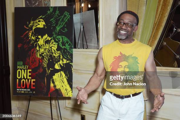Al Sam attends a YouTube Shorts Creator Screening in support of "Bob Marley: One Love" at Hotel Chelsea on February 12 in New York, New York.