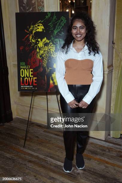 Monica Sridhar attends a YouTube Shorts Creator Screening in support of "Bob Marley: One Love" at Hotel Chelsea on February 12 in New York, New York.