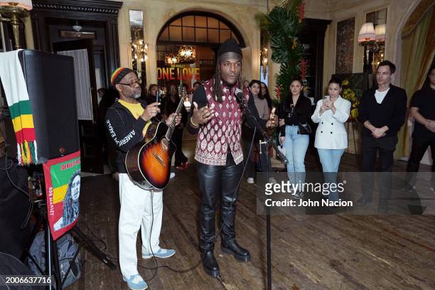 Gerald Jean Baptiste attends a YouTube Shorts Creator Screening in support of "Bob Marley: One Love" at Hotel Chelsea on February 12 in New York, New...