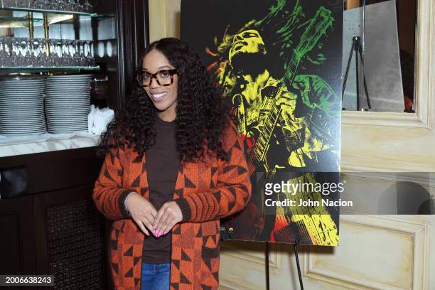 Jasmine Edwards attends a YouTube Shorts Creator Screening in support of "Bob Marley: One Love" at Hotel Chelsea on February 12 in New York, New York.