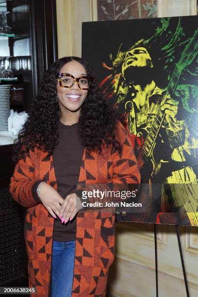 Jasmine Edwards attends a YouTube Shorts Creator Screening in support of "Bob Marley: One Love" at Hotel Chelsea on February 12 in New York, New York.
