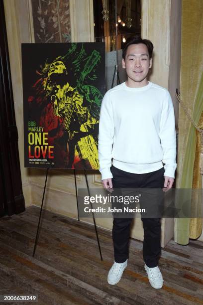 Alex Li attends a YouTube Shorts Creator Screening in support of "Bob Marley: One Love" at Hotel Chelsea on February 12 in New York, New York.