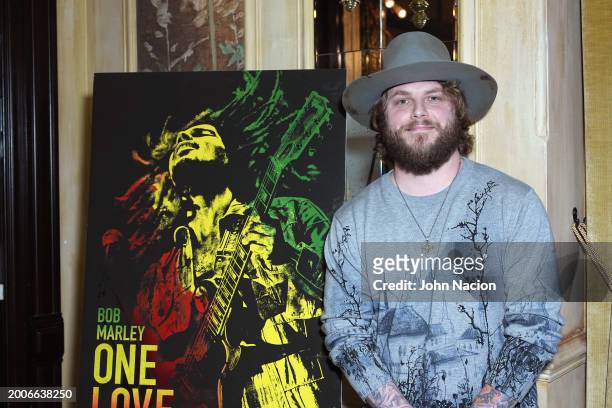 Mike Desmarets attends a YouTube Shorts Creator Screening in support of "Bob Marley: One Love" at Hotel Chelsea on February 12 in New York, New York.