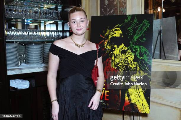 Claire Wenrick attends a YouTube Shorts Creator Screening in support of "Bob Marley: One Love" at Hotel Chelsea on February 12 in New York, New York.