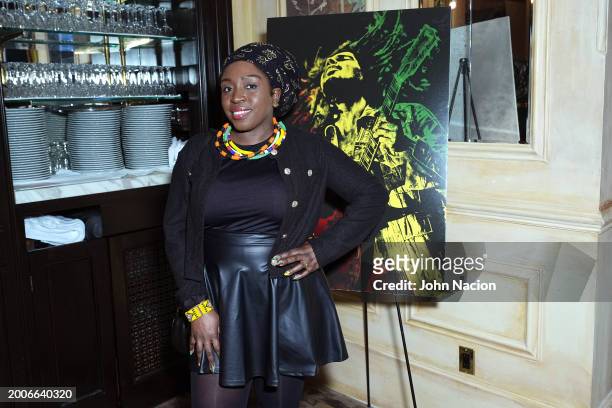 Shanique Simpson attends a YouTube Shorts Creator Screening in support of "Bob Marley: One Love" at Hotel Chelsea on February 12 in New York, New...