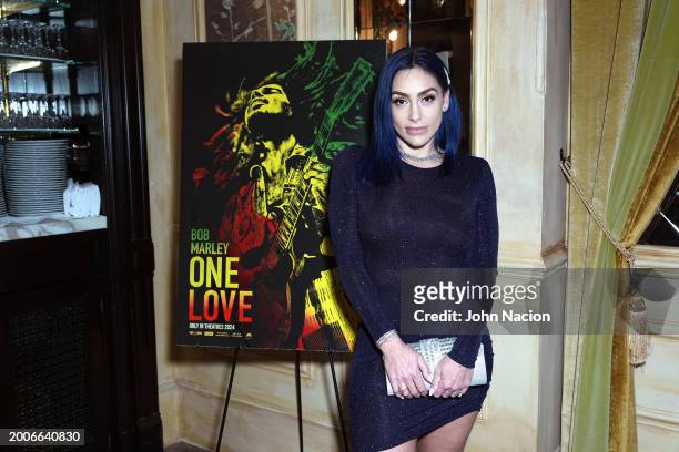 Nikki Hall attends a YouTube Shorts Creator Screening in support of "Bob Marley: One Love" at Hotel Chelsea on February 12 in New York, New York.