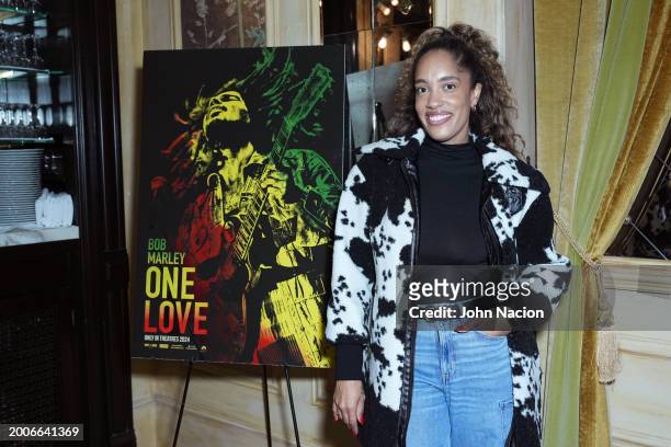 Kelly Pryor attends a YouTube Shorts Creator Screening in support of "Bob Marley: One Love" at Hotel Chelsea on February 12 in New York, New York.