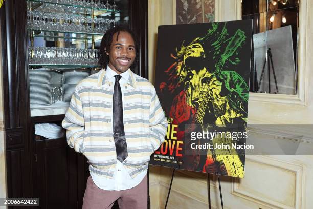 Tay Marquise attends a YouTube Shorts Creator Screening in support of "Bob Marley: One Love" at Hotel Chelsea on February 12 in New York, New York.