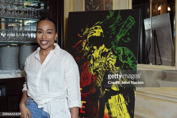 Karen Lewis Wade attends a YouTube Shorts Creator Screening in support of "Bob Marley: One Love" at Hotel Chelsea on February 12 in New York, New...