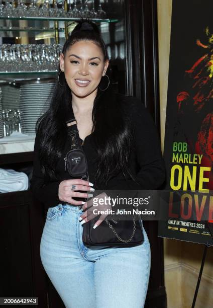 Jocelyn Cruz attends a YouTube Shorts Creator Screening in support of "Bob Marley: One Love" at Hotel Chelsea on February 12 in New York, New York.