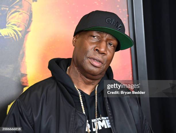 Grandmaster Flash attends a Dotdash Meredith Special Screening of "Bob Marley: One Love" at the Dotdash Meredith Screening Room on February 12 in New...