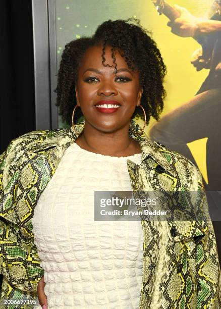 Heather Alicia Simms attends a Dotdash Meredith Special Screening of "Bob Marley: One Love" at the Dotdash Meredith Screening Room on February 12 in...