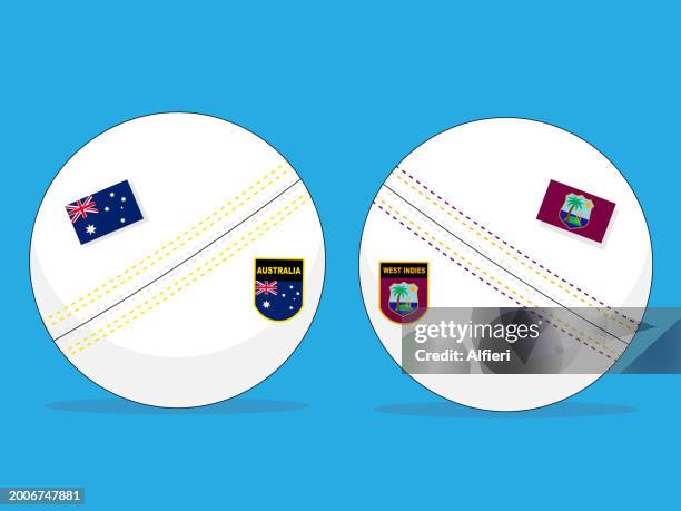 australia vs west indies cricket - cricket player vector stock illustrations