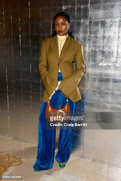 Dev Arielle attends Tory Burch Fall/Winter 2024 New York Fashion Week at New York Public Library on February 12, 2024 in New York City.