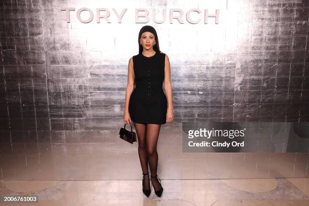 Abla Sofy attends Tory Burch Fall/Winter 2024 New York Fashion Week at New York Public Library on February 12, 2024 in New York City.