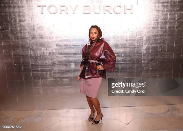 Paola Locatelli attends Tory Burch Fall/Winter 2024 New York Fashion Week at New York Public Library on February 12, 2024 in New York City.