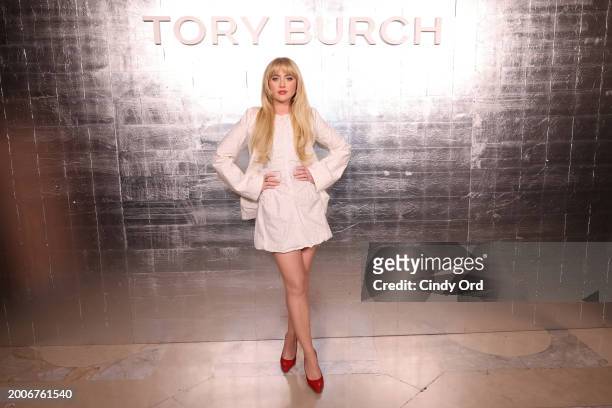 Kathryn Newton attends Tory Burch Fall/Winter 2024 New York Fashion Week at New York Public Library on February 12, 2024 in New York City.