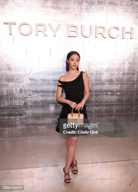 Aya Nakamachi attends Tory Burch Fall/Winter 2024 New York Fashion Week at New York Public Library on February 12, 2024 in New York City.