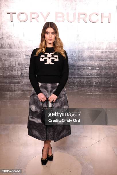 Jenny De Nucci attends Tory Burch Fall/Winter 2024 New York Fashion Week at New York Public Library on February 12, 2024 in New York City.