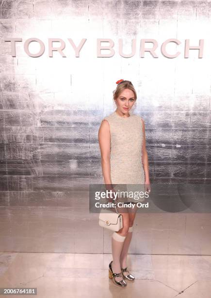 AnnaSophia Robb attends Tory Burch Fall/Winter 2024 New York Fashion Week at New York Public Library on February 12, 2024 in New York City.