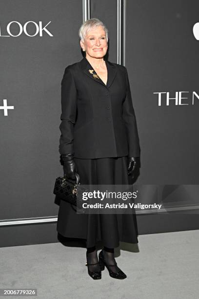 Glenn Close attends the premiere of Apple TV+'s "The New Look" at Florence Gould Hall on February 12, 2024 in New York City.