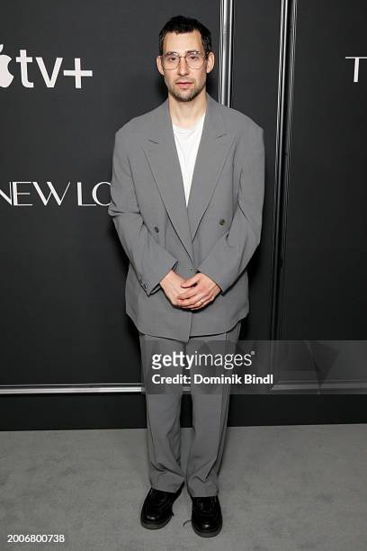 Jack Antonoff attends Apple TV+'s "The New Look" world premiere at Florence Gould Hall on February 12, 2024 in New York City.