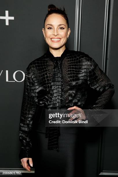 Noomi Rapace attends Apple TV+'s "The New Look" world premiere at Florence Gould Hall on February 12, 2024 in New York City.