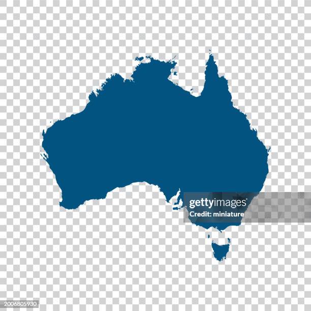stockillustraties, clipart, cartoons en iconen met australia map - australië