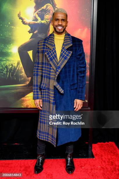 Eric West attends Paramount's "Bob Marley: One Love" New York screening on February 12, 2024 in New York City.