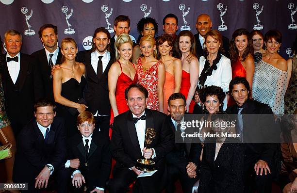 The cast of As The World Turns attend the "30th Annual Emmy Awards" press room May 16, 2003 at Radio City Music Hall in New York City.