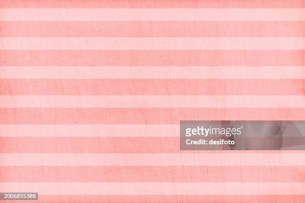 faded coral red and soft pastel pink colored soft pastel striped pattern horizontal blank empty vector backgrounds - blanket texture stock illustrations