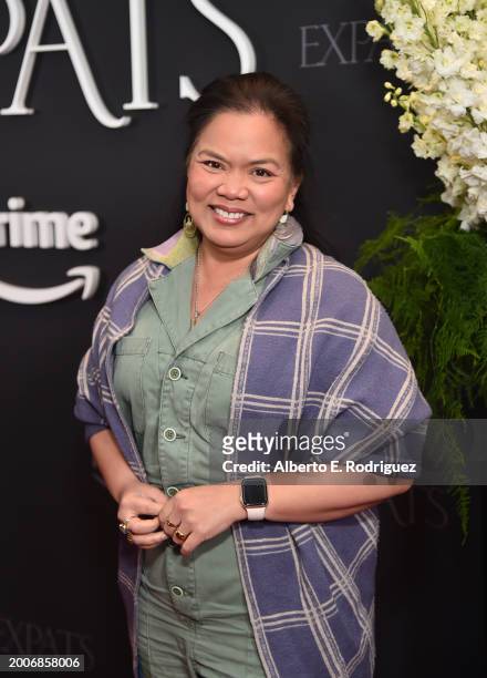 Melody Butiu attends a Special Advance Screening Of Prime Video's "EXPATS" at The London West Hollywood at Beverly Hills on February 12, 2024 in West...