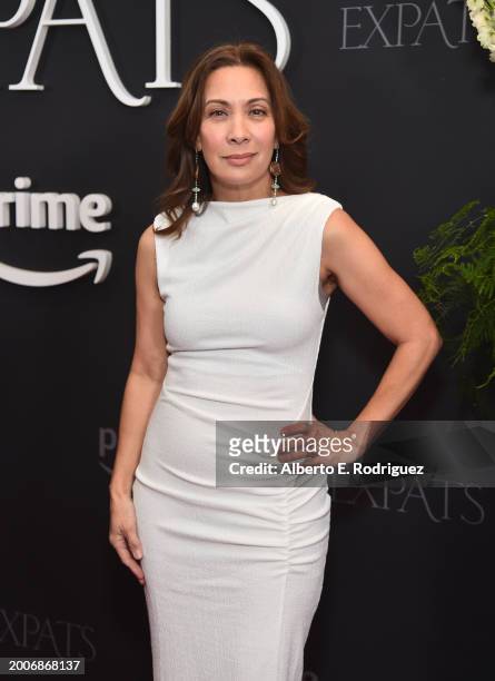 Diana Lee Inosanto attends a Special Advance Screening Of Prime Video's "EXPATS" at The London West Hollywood at Beverly Hills on February 12, 2024...