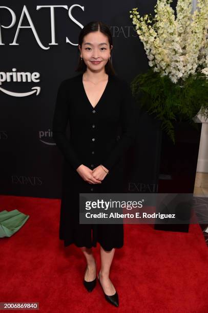 Maia Shibutani attends a Special Advance Screening Of Prime Video's "EXPATS" at The London West Hollywood at Beverly Hills on February 12, 2024 in...