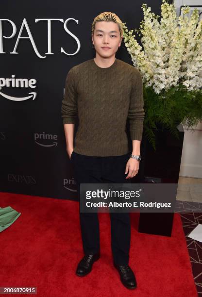 Alex Shibutaniattends a Special Advance Screening Of Prime Video's "EXPATS" at The London West Hollywood at Beverly Hills on February 12, 2024 in...