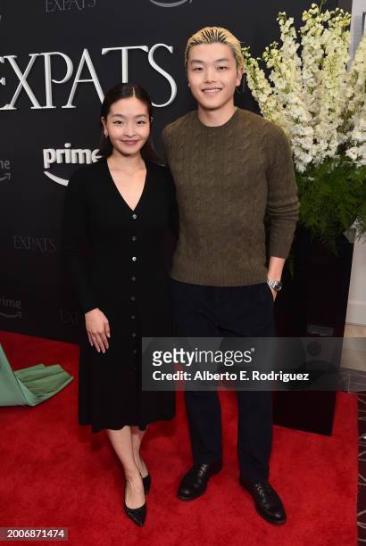 Maia Shibutani and Alex Shibutani attend a Special Advance Screening Of Prime Video's "EXPATS" at The London West Hollywood at Beverly Hills on...