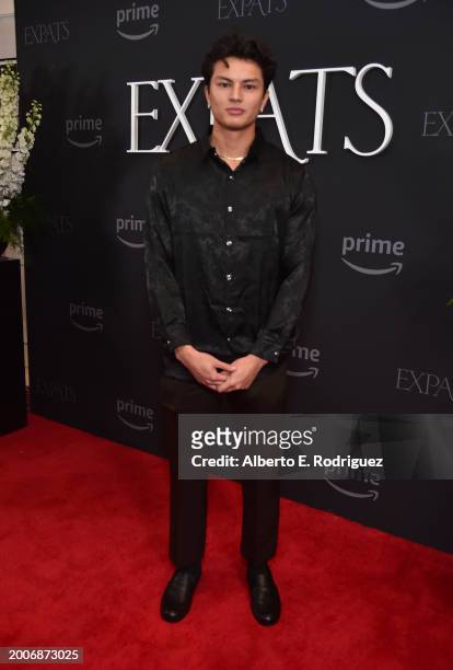 Zach Russell attends a Special Advance Screening Of Prime Video's "EXPATS" at The London West Hollywood at Beverly Hills on February 12, 2024 in West...