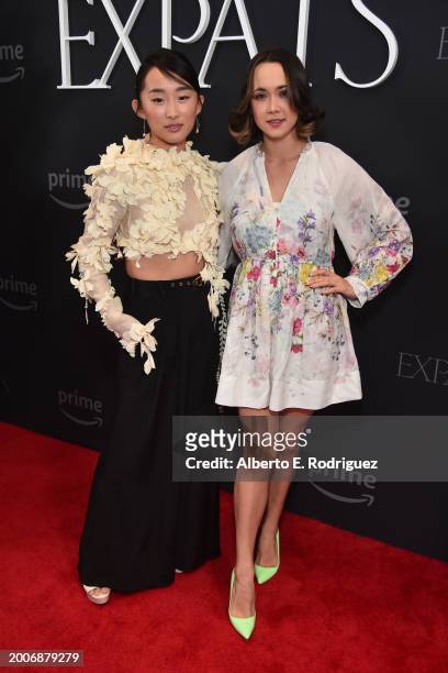 Ji-young Yoo and London Thor attend a Special Advance Screening Of Prime Video's "EXPATS" at The London West Hollywood at Beverly Hills on February...
