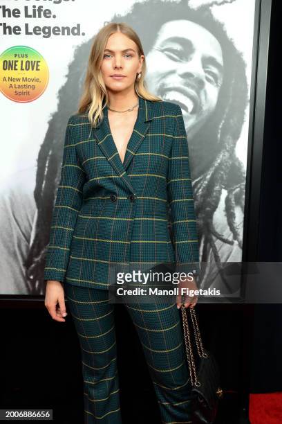 Maritza Veer attends Paramount's "Bob Marley: One Love" New York Screening on February 12, 2024 in New York City.