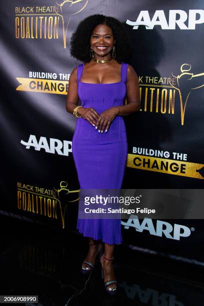 LaChanze attends the Black Theatre Coalition Inaugural "Building The Change" Gala at The Rainbow Room on February 12, 2024 in New York City.