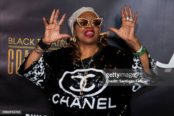 Irene Gandy attends the Black Theatre Coalition Inaugural "Building The Change" Gala at The Rainbow Room on February 12, 2024 in New York City.